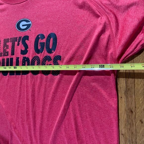 Knights Apparel Georgia Bulldogs Mens Short Sleeve Top 2XL Red NWOT - Picture 5 of 8